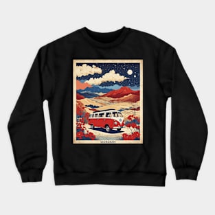 Seongnam South Korea Starry Night Travel Tourism Retro Vintage Crewneck Sweatshirt